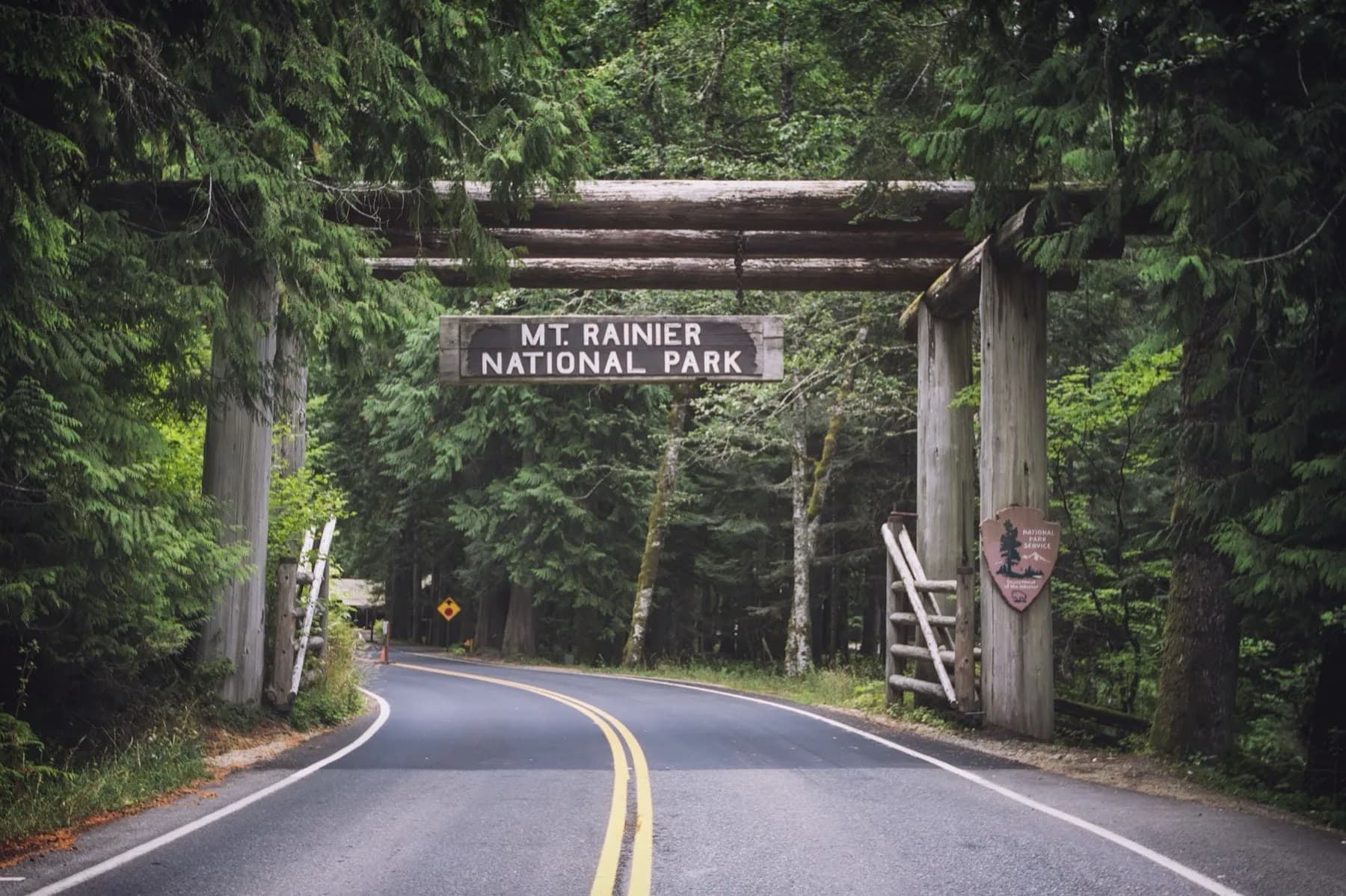 6 miles to the Nisqually entrance — Redtail Rendezvous near Mount Rainier